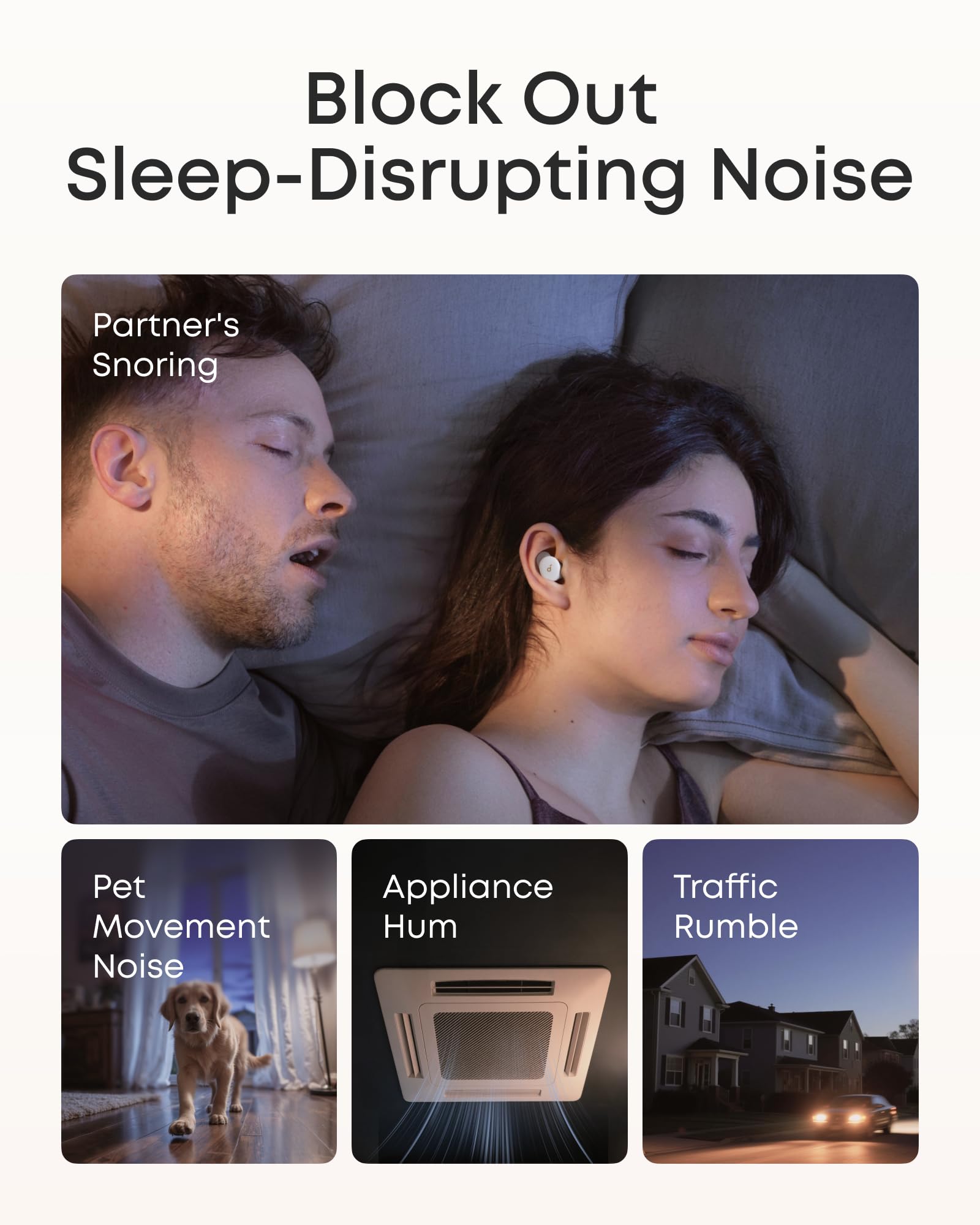 Soundcore Sleep A30 Special by Anker, Sleep Earbuds, ANC, PNC